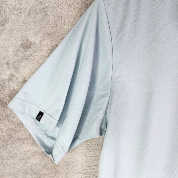 Mens Swannies Golf Polo Shirt Light Blue Short Sleeve Size L - Picture 3 of 11